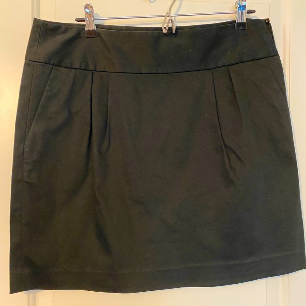 Black simple skirt, great length